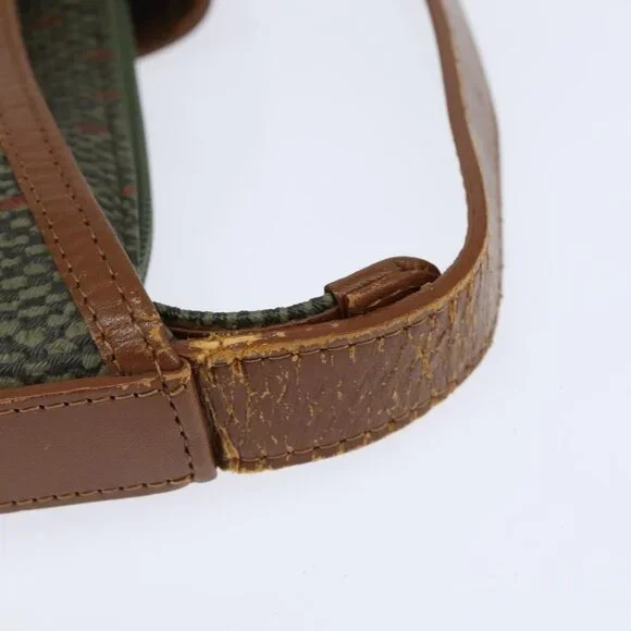 Authentic SAINT LAURENT Shoulder Bag PVC Leather Brown Gold - Picture 16 of 16